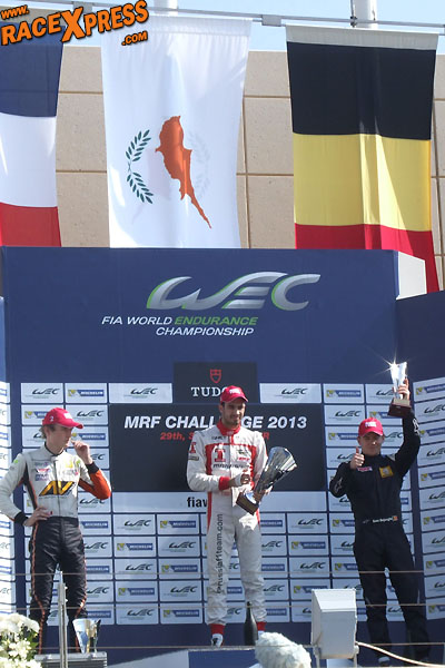 Sam Dejonghe podium